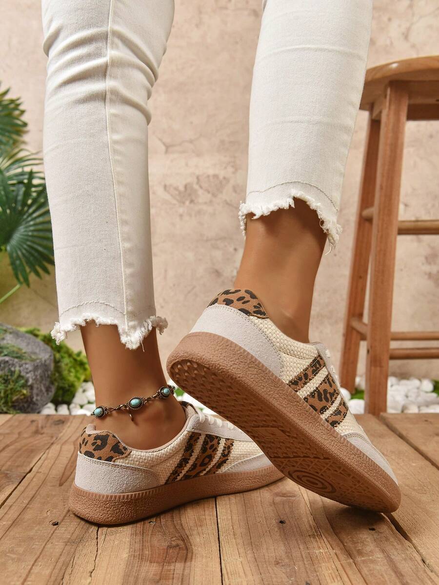 Zara | Chic Leopard Print Sneakers