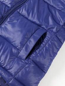 Kurtka zimowa dla chłopca i dziewczynki z kapturem i motywem dinozaura, ciepła, zapinana na zamek, ocieplana, z wzorem dinozaura 3D