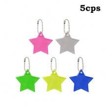 Reflective Star & Heart Ornaments - Christmas Decor Home & Party Supplies, Ideal Christmas Gifts, Wedding & Party Decorations, Keychain Bag Charm