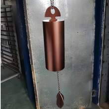 Vintage Bell Metal Wind Chime Decorative Hanging Ornament With Decorative Chain, Outdoor Garden Hanging Decor, Perfect For Home Decor, Yard Decor And Balcony Decor, Christmas Decor, Holiday Decor - Retro Wind Chimes - View 4
