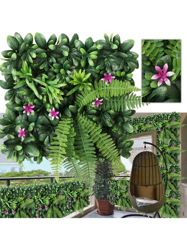 1/3pcs Artificial Boxwood Grass Hedge Grass Wall,Artificial Flowers,Artificial Plants,Rose,Three Kinds Of Small Flowers To Choose From,Boxwood,PE Material,Garden Decoration,School Dormitory Office Decoration,Harvest Festival,Halloween,Christmas Decoration Outdoor Party Events Holiday Birthday Party Decoration,Home Entrance,Hotel Dining Room,Living Room,Bedroom,Wedding,Kitchen,Garden Decoration,Seasonal Decoration