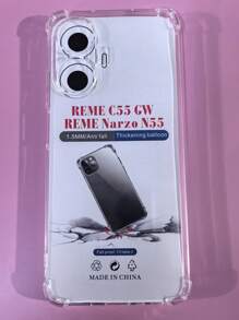 1 件 Realme 系列、OnePlus 系列透明手机壳、手机保护套、手机壳、手机壳、防摔手机壳、透明手机壳、简约手机壳、纯色手机壳、透明手机壳、TPU 防摔手机壳（军用级防摔）、薄手机壳、手机套、手机壳、防摔手机壳、手机壳、手机保护套、手机套、防摔手机壳防水防震防刮 - 無色 - 查看 17