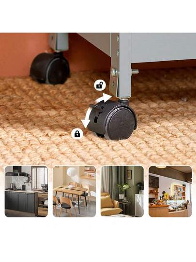 SoBuy FKW79 HG, Kitchen Trolley Cart Storage Serving Drawers Removable Tray, Grijs view 6