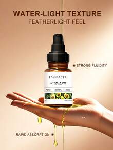 EMBRACEX. 128ml 鳄梨油，100% 纯保湿油，保湿，大容量鳄梨油 - 冷榨 - 100% 纯天然 - 优质皮肤和头发载体油 - 头发和身体 - 按摩 - 不含己烷，适合日常使用