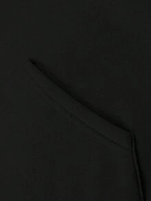 Hip Hop Années 90 Wu Clan T-Tangs Hoodie Men Women's Casual Autumn Winter Vintage Hoodies Fleece Long Sleeve Hooded Sweatshirts - 黑色 - 查看 4