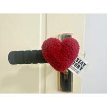 Herzförmige antistatische Türgriff-Abdeckung, Schlafzimmer Anti-Collision Baby Zimmer Dekoration