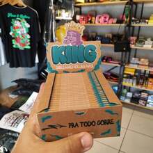 Pack 3 King Paper White And Brown Cigarette Paper Or Display 20 King Size Paper Booklets - 套件 3 絲綢特大號紙棕色特大號 - 查看 3