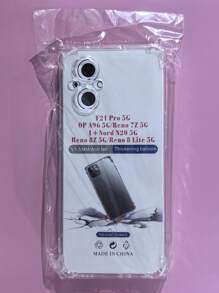 1 件 OPPO 透明防震保护壳，适用于 OPPO、Nothing 和 OnePlus 系列，手机壳，手机保护膜，手机壳，手机保护套，防震手机壳，透明手机壳，简约手机壳，纯色手机壳，透明手机壳，TPU 防震手机壳（军用级减震），超薄手机壳防水防摔防刮