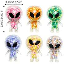 1/6/12/18/48 peças Brinquedos Macios e Fofos, Design Mochi, Cores Aleatórias, Adequado para Crianças, Pode Ser Usado como Presentes de Festa com Tema Espacial, Brinquedos de Banho para Crianças, Decorações de Piscina, Decoração de Mesa de Escritório, Brinquedos Fofos Anti-Estresse, Bolas de Aperto, Lembrancinhas de Festa de Aniversário, Estilos e Cores Aleatoriamente Variados - Multicolorido - Visão 8