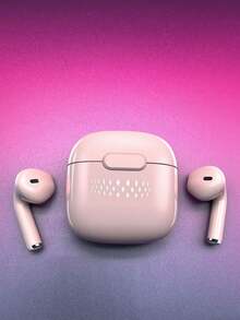 TWS Bluetooth Earphones , Wireless Earbuds,Headphones With Mic Semi-In Ear Comfort Design With Clear Calls & 20H Playtime For Commuting/Students, Stem Design Case IOS Android