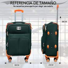 Cabin Suitcase Hand Luggage 10kg With Padlock 20 Inch - Dark Green - View 2