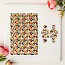 DONQE Flower Floral Pattern Printing Water Transfer Paper, Making Polymer Clay Earrings, Double-Sided Cement Transfer Sticker DIY Manual Mold Halloween - Multicolor - View 30