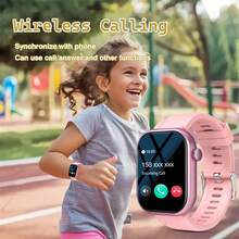 Children's Smart Watch, Wireless Dialing/Calling, Multiple Sports Modes, Tracking Children's Sports Data, Message Notifications, Alarm Reminders, Shutter Control, Custom Watch Face Wallpaper Suitable For Boys/Girls, Compatible With Android And IOS Phones - 彩色 - 查看 4