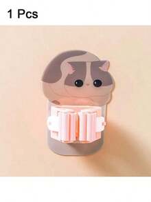 1pc, 4PCS Sponge Holder For Kitchen, Cartoon Style Drain Wall Rack For Sponges, Mop Clip, Punchless Wall Mount, Multifunctional Desk And Sink Organization, Space Saving Kitchen Accessory, Cute Cartoon Design, Seamless Mop Holder For Home, Plastic Construction, Easy Install, Keeps Countertops Dry And Neat, Ideal For Kitchen Sink, Laundry, And Mudroom - Multicolor - View 9