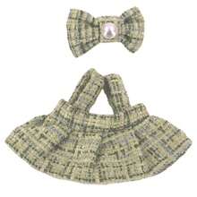 POKOJA LAND [Chỉ quần áo búp bê] Phụ kiện thế hệ thứ 1 & 2 cho trang phục - Váy yếm đen có nơ trang trí, quần áo thay thế cho búp bê - Nhiều màu - Xem 10