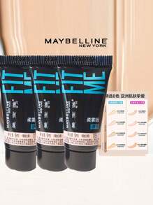 Maybelline Fit Me Matte + Poreless Foundation Sample, Demi-Matte Finish, Oil Control, Concealing, Hydrating
