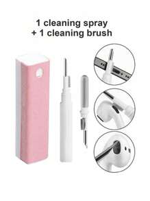 Scratch-Free Screen Cleaning Solution 15ml Cleaner Spray Bottle With Microfiber Cloth Streak-Free For All Phones, Laptop And Tablet Screens,Portable Screen Cleaner Kit,Display Cleaner For Car Display, Smartphone And Tablets, Portable Screen Cleaner Kit