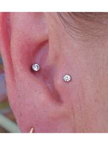 假鼻钉 假鼻环 假鼻钉 假鼻环 假唇环 假耳环 银金耳钉 假耳软骨耳轮 耳环夹 耳环圈 假眉环 假鼻梁穿孔