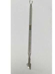 1/2 piezas Cortaúñas y empujador de cutículas profesional de acero inoxidable, herramientas para el cuidado de uñas y pies, sin olor