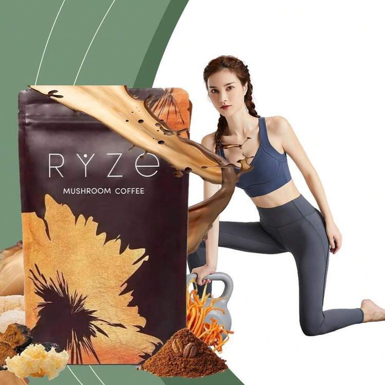 RYZE SUPERFOODS Pack Of 1/2/3 - New Organic RYZE Mushroom Coffee 30 Servings Per Pack -BIG - 1PC - View 10