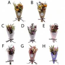 Elegant And Exquisite European Dried Flower Bouquet With Packaging Gift Box, Can Be Used As Graduation, Birthday, Party, Thanksgiving, Christmas And Other Holiday Gifts - B - 查看 6