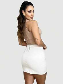 Cropped Top Women's Anarruga Tank Top Swimmer Summer Fashion