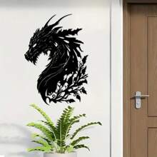 Stunning Metal Dragon Head Wall Decor - Ideal For Home Decoration, Living Room, Bedroom And Outdoor Spaces - Perfect Housewarming Or Holiday Gift