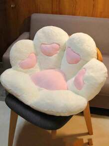 1 pieza Cojín decorativo con diseño de pata - Gris - Ver 4