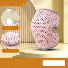 1pc Thick Knee Pads For Dance, Yoga, Volleyball, Anti-Slip & Shock Absorbing, Adjustable For Men & Women, Padded Knee Support With Thick Sponge & Straps