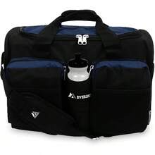 Everest - Bolsa de gimnasio con bolsillo húmedo, Negro -, Una talla, Bolsa de gimnasio con bolsillo húmedo - Marino - Ver 11