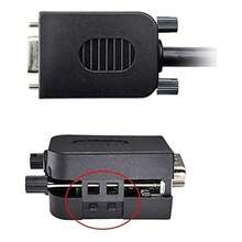 Adaptador de terminal serie DB9 RS232 hembra con bloque de terminales de 9 pines. Ampliamente utilizado en RS232/485/422 y otros dispositivos de comunicación serie DB9, como PLC, control de acceso, pantallas táctiles, programadores, convertidores de datos, etc. - Negro - Ver 3