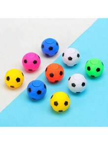 5/10/15/20/25/30pcs Random Color Fidget Spinners Soccer Ball Toys Football Party Favors Goodie Bag Stuffers Finger Rotatable Soccer Stress Relief Balls Sensory Gift