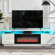 Television Stands & Entertainment Centers - White - View 7