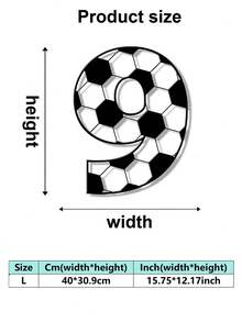 1 buc. Placă metalică clasică cu litere numerice și numere de fotbal, semn metalic combinat, stil fotbal, numere și litere care pot fi asamblate liber DIY, decor de perete metalic de înaltă calitate, potrivit pentru artă murală acasă și birou, decorarea casei, decorul dormitorului, decorul camerei de zi, decorul grădinii, decorul curții, cadou ideal pentru pasionații de sport, placă metalică modernă personalizată clasică cu inițiale și numere pentru intrare, cadou ideal pentru casă, cadou de sărbători, cadou de ziua de naștere, cadou de casă nouă. - Multicolor 1 - Vizualizare 32