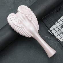 1 件家用防静电气垫按摩梳，干湿两用，蓬松设计，适用于发型设计、美发工具、美发用品、旅行必备、旅行、理发师、发型师、理发师配件、情人节礼物、美发用品、发型师、理发店、沙龙、度假必备、美发产品、理发店、情人节礼物、女士旅行必备、发型师工具 - 珠光粉 - 查看 3