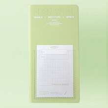 1 Pieza Planificador diario de productividad todo en uno, Agenda 2025, Cuaderno portátil, Lista de tareas, Libro de impresión de tarjeta de autodisciplina, Lista de tareas Memo - Multicolor - Ver 14