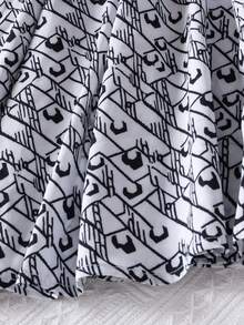 Girls' Retro Plaid Patchwork Ruffle Collar Casual Long Dress, Spring/Autumn