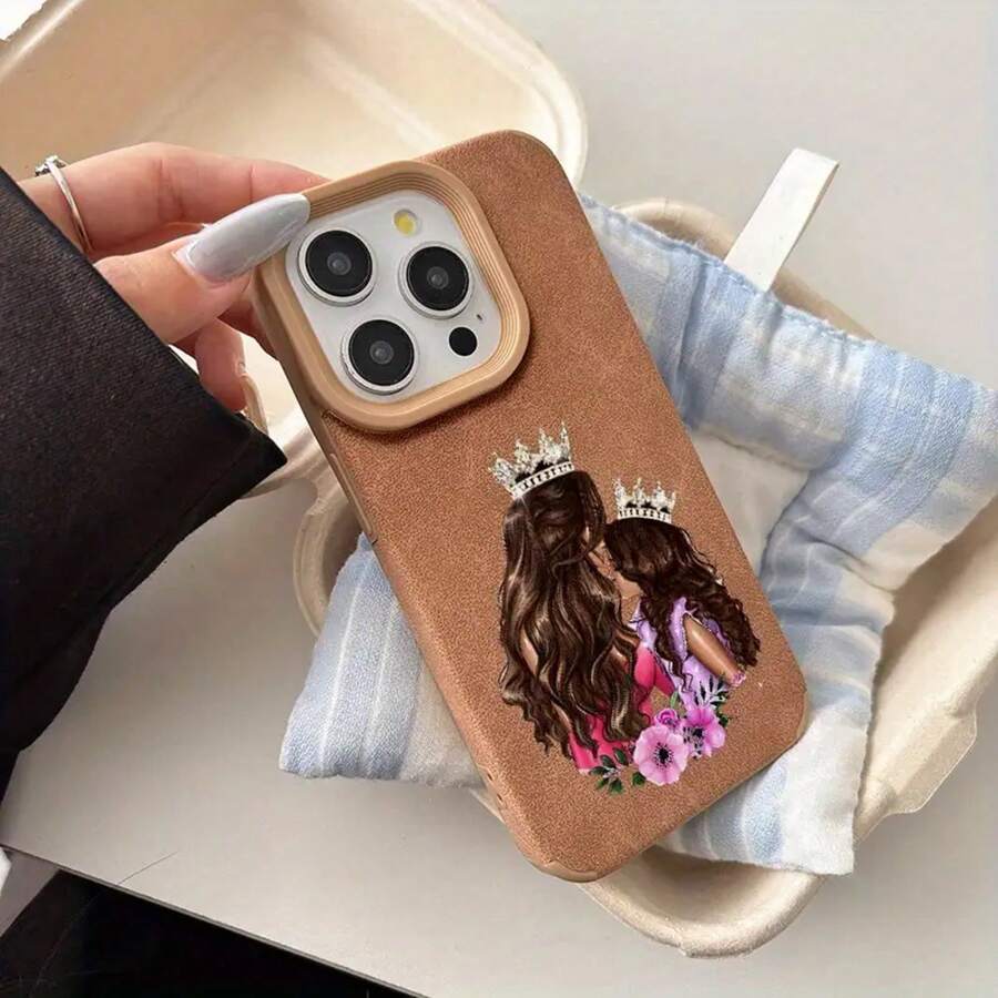 Funda para phone 15 Pro, 16 Pro, 14 Plus, 13 Pro, XS, 13, 14 y 11 con diseño estampado de escalera. Fabricada en TPU con diseño de piel de oveja. Compatible con phone 15 Pro, 16 Pro, 14 Plus, 13 Pro, XS, X y XR. Modelo SHJC3182. - Caqui - Ver 1