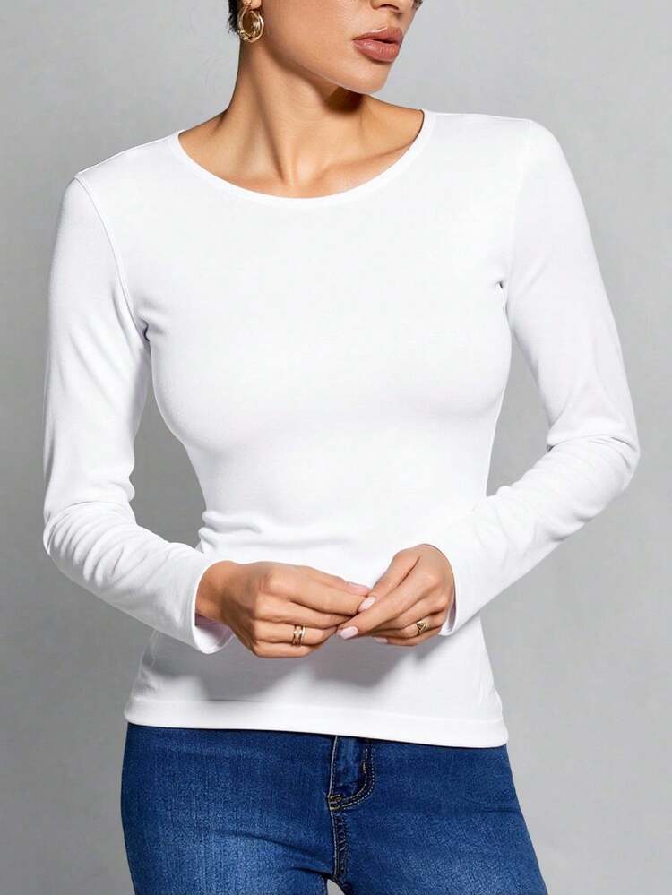 Set 2 Blusas Mujer Manga Larga Interior Térmico Invierno Dama - Blanco y Negro - Añade 2
