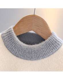 小男孩条纹针织圆领套头衫，全新秋冬系列