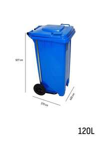 Papeleras para exteriores - Azul - Ver 4