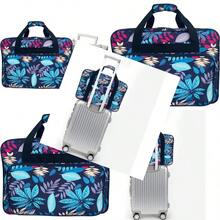 Aternee Household Sewing Machine Handbag Tote Standard Needlework Machine And Crochet Hooks Knitting DIY Sewing Accessories Storage Bag Dark Blue