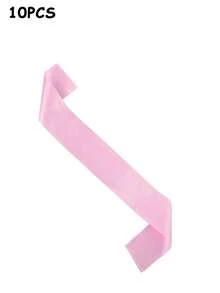 1pc/6pcs Customized Romantic Ribbon Belts; DIY Dress Up For Weddings, Parties, Birthdays, And Graduation Ceremonies; Customized Decorations; Gift Ribbon; Customized Gold Handwritten Fonts; Available In Multiple Colors; Customized Accessories For Brides And Bridesmaids. - A - View 46