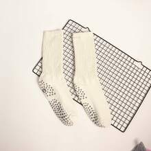 2 双普拉提中筒袜，女士吸湿排汗防滑多功能运动健身袜，防滑舞蹈袜 - 彩色 - 查看 11