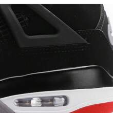 Winter Hot Black Silver High TopTrendy Retro Thick BottomAnti SlipandShock Absorbent Sports Shoes-Jodan4 - 黑色 - 查看 3