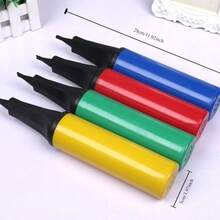 全新手持双动塑料气球充气泵便携式婚礼充气泵颜色随机 - 顏色隨機 - 查看 3