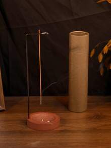 1pc/Set Hanging Incense Burner With Base, Incense Stick Holder, Zen-Style Indoor Wooden Decor (Incense Not Included), Modern Creative Incense Burner, Suitable For Home Prayer, Home Decor, Office Decor, Can Be Used As Holiday Gift, Back To School Gift, Souvenir Or Living Room Decor, Girlfriend Gift, Birthday And Graduation Gift, Ramadan Utensils, Ramadan Purposes, Ramadan Gifts, Eid Giveaways - Multicolor - View 14