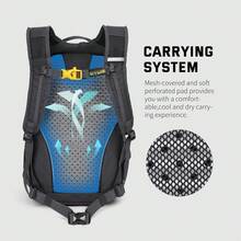 SKYSPER - Mochila de senderismo pequeña, 20 L, ligera, mochila de viaje, senderismo, para mujeres y hombres - Morado - Ver 7