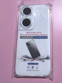 3pcs Transparent Four-Corner Anti-Fall Case Compatible With Huawei/Honor Series, Huawei/Honor Transparent Four-Corner Anti-Fall Phone Case, Phone Case, Phone Protective Cover, Phone Shell, Phone Sleeve, Anti-Fall Phone Case, Transparent Phone Case, Minimalist Phone Case, Solid Color Phone Case, Transparent Phone Case, TPU Anti-Fall Phone Case (Military-Grade Anti-Fall)