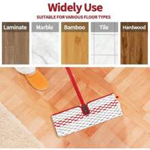 2 PCS Microfiber Spray Mop Pads Compatible With OCedar Promist MAX Washable Reusable Mop Refills Pads DualAction Washable Flip Mops Pads Replacement For All Surface Floor Cleaning